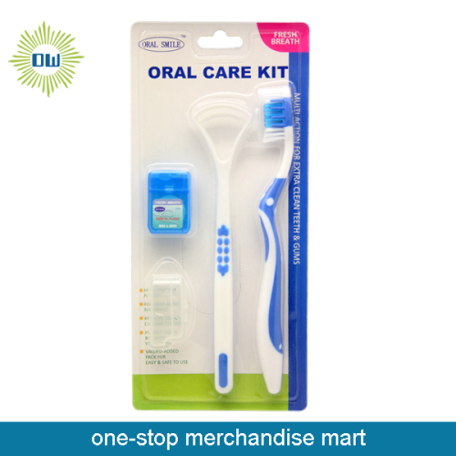 Travel oral care kit