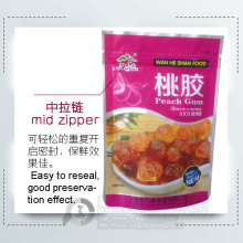 Custom Printing Peach Gum Packaging Bag with Zipper