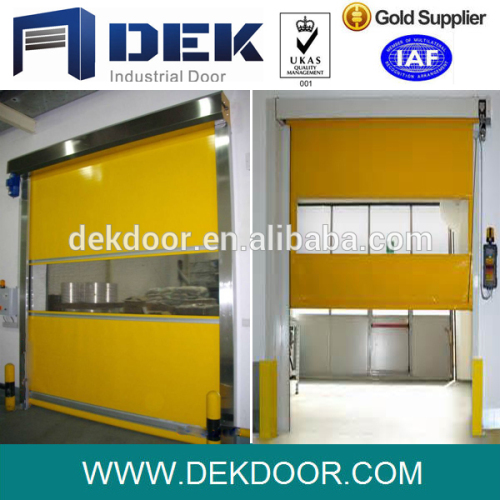 Soft pvc wind-resistant rapid roller shutter