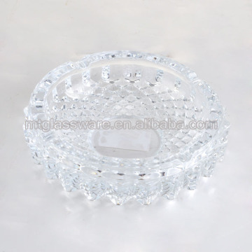 crystal high white glas the ashtray