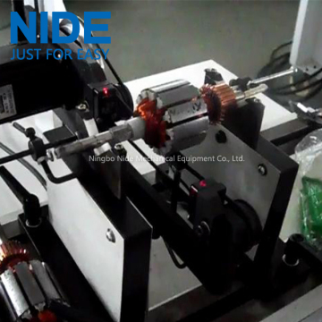 Armature dynamic balancing testing machine for motor rotor