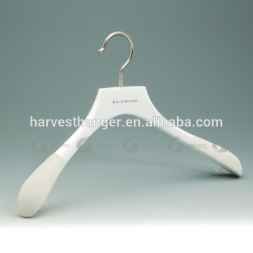 white finish wood coat hanger