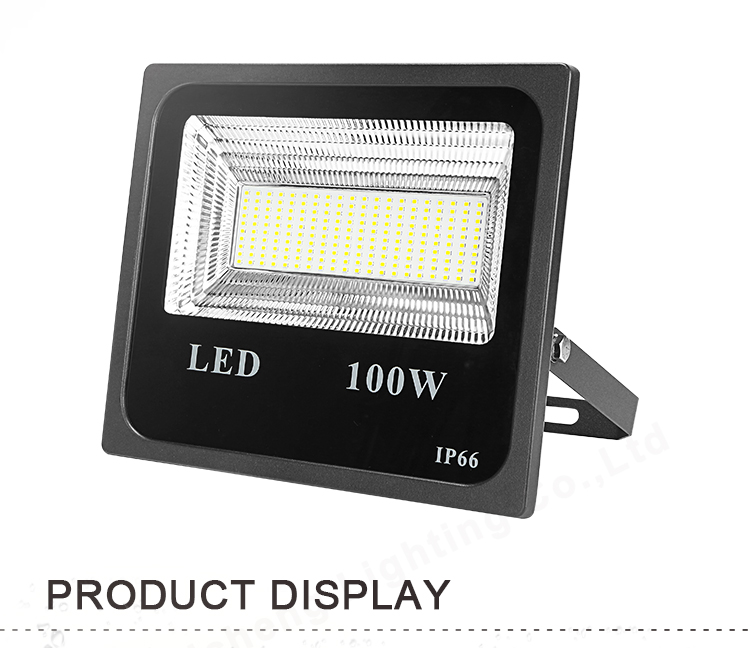 KCD Factory price high lumen ultra slim smd 200W high pf aluminum body led flood light