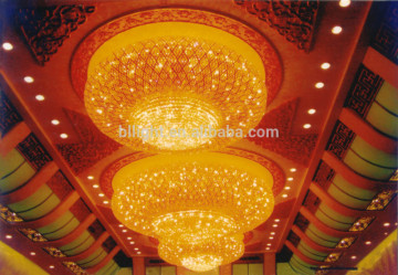 Zhongshan large size circle crystal ceiling lights