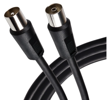 2M Coaxial Cable TV Extension RF Male to Female