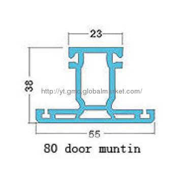 80 Sash Mullion for Sliding Window and Door