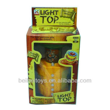 Kids Plastic Flash Laser Top Toy with Music