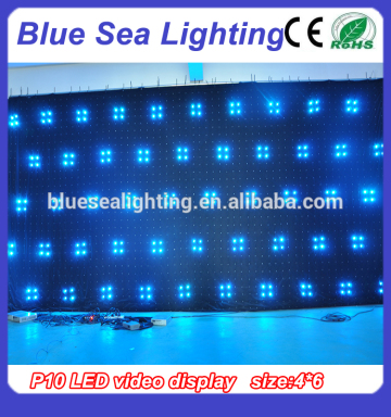 LED video curtain/ LED vision curtain for stage backdrops LED curtain