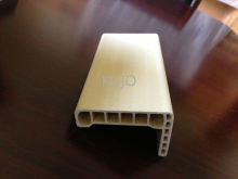 Hollow Wpc Door Architrave , Decorative Door Frame Molding