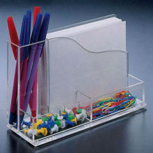 2015 Alibaba China Acrylic fridge magnet pen holder