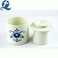 Kitchen Flower Printed Ceramic Food Storage Jars