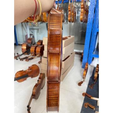 Top qualidade de madeira agradável e envelhecida em tamanho real violino feito à mão