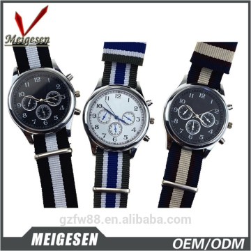 Vogue Nylon strap Watch Quartz Waterproof Canvas Band Watch