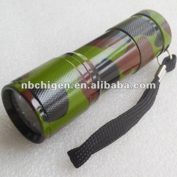Aluminum LED Torches in Camouflage Color