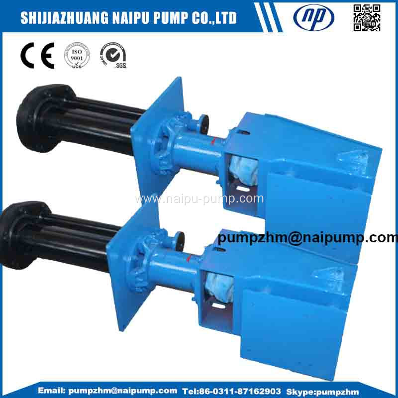 vertical slurry pump with rubber liners