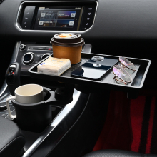 Vehicle Mounted Multifunctional Cup & Phone Holder - Black