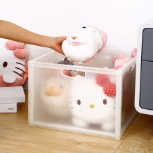 Collapsible Plastic Storage Box for Kids' Toys and Books