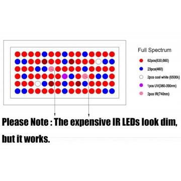 Led Grow Light per le piante crescono e fioriscono