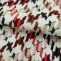 Design pied de poule in lana moda con tessuti lurex