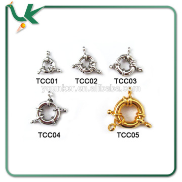 Wholesale Brass Jewelry Spring Ring Clasp