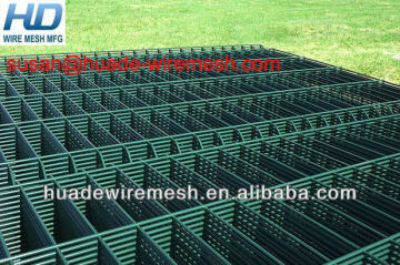 pvc coated welded wire mesh fence panel/mesh 50x200mm/2D and 3D fence