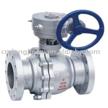 Ball Valve with worm gear actuator