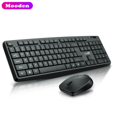 2.4G Wireless Waterproof Keyboard Mouse Combo for Laptop and Office Computers