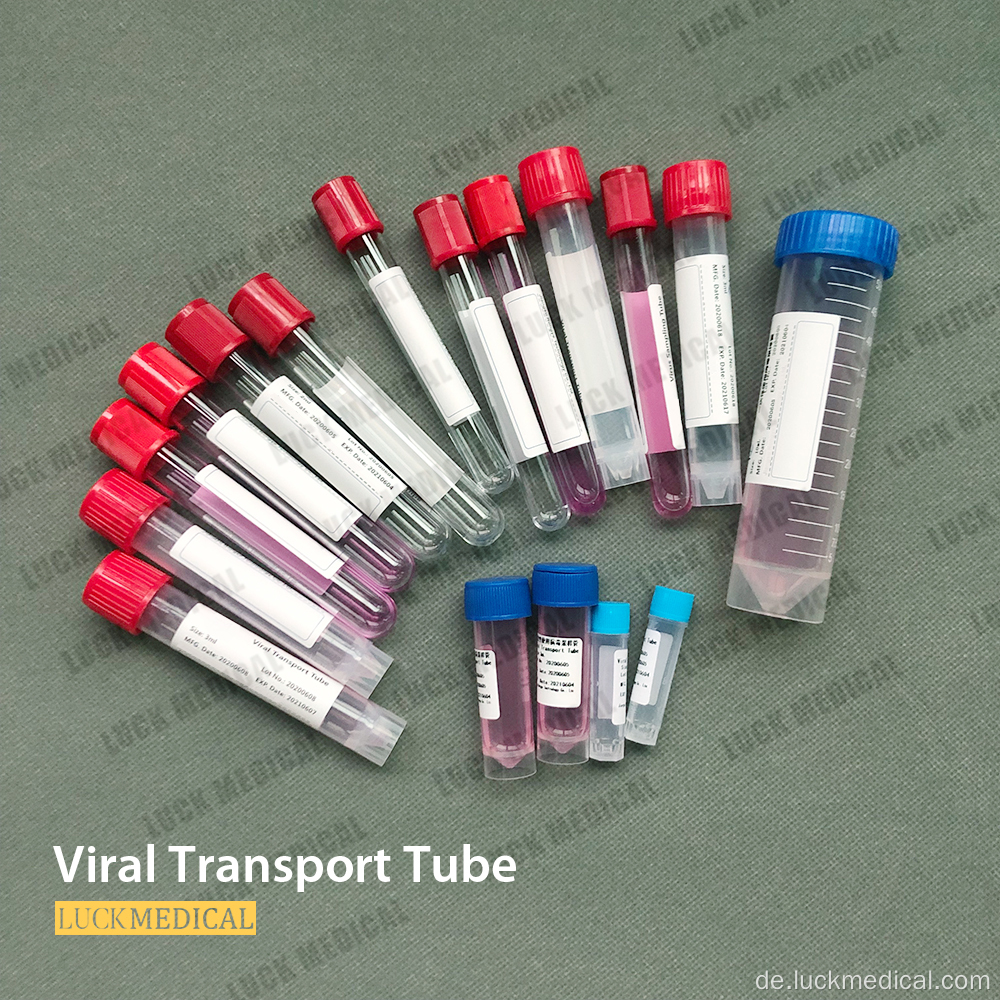 Covid -Test -Reagenz -VTM -mikrobiologischer Transportkit