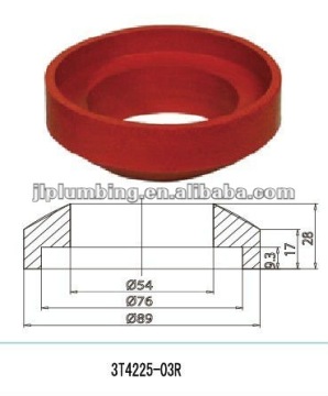 Foaming gasket for toilet