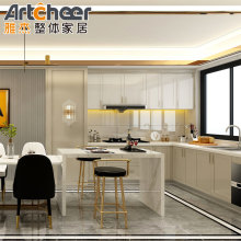 Modern Shaker Design Pine Wood Kitchen Cabinet Molding