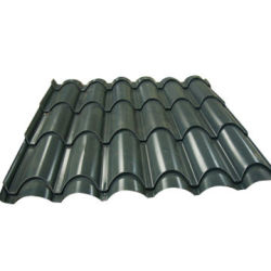 China Warna Aluminium 0 4mm Zink Bersalut Keluli Bumbung Bersalut