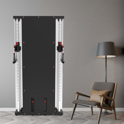 Dinding Bilateral Mounted Functional Trainer Black Mirror