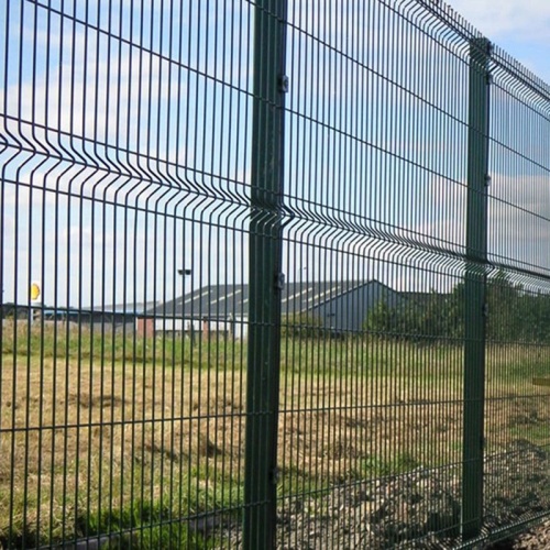 Pagar wire mesh dilas taman melengkung 3d