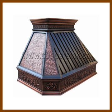 Chinese cooking copper range hood