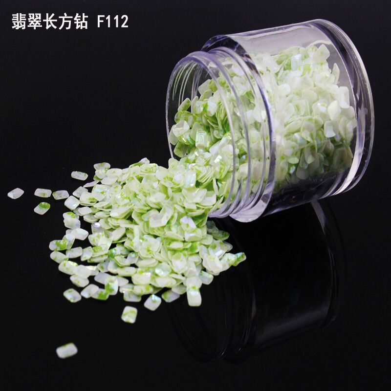 Factory direct! 3D diamond neon glitter /fluorescent  flake glitter for nail art, make up,cloth decoration etc