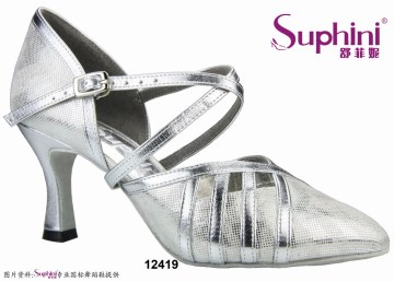 Outstanding Lady Ballroom Dance Shoes White