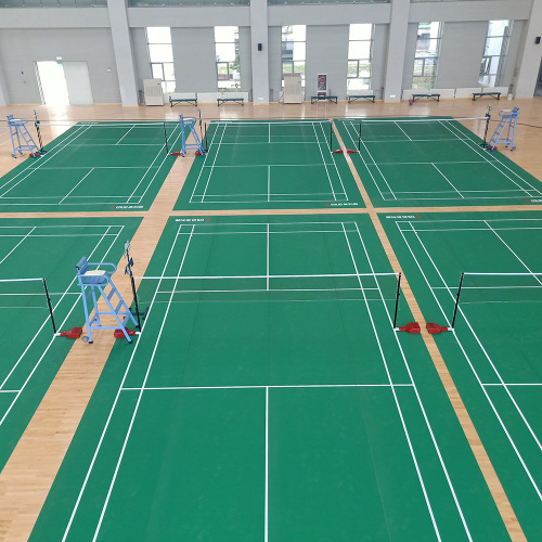 Lantai olahraga PVC untuk tempat stadion tempat Gimnasium