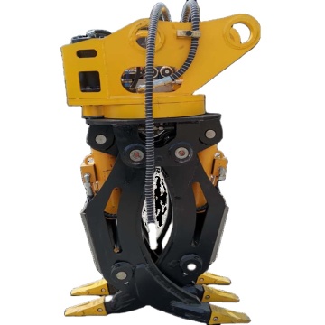 High Quality Excavator Attachments: Hydraulic Rotary Log Grab, Wood Grab, Stone Grab