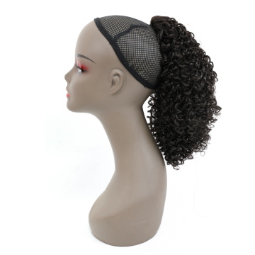 Water Jerry Afro Deep Curl Premium Synthetic Wig Clip On Hair Extension Pony Tail