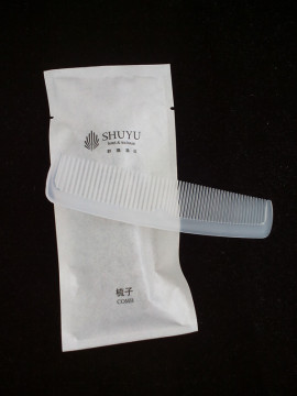 small hotel mini plastic comb