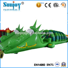 China obstacle course obstacle course equipment crocodile inflatable obstacle course for sale
