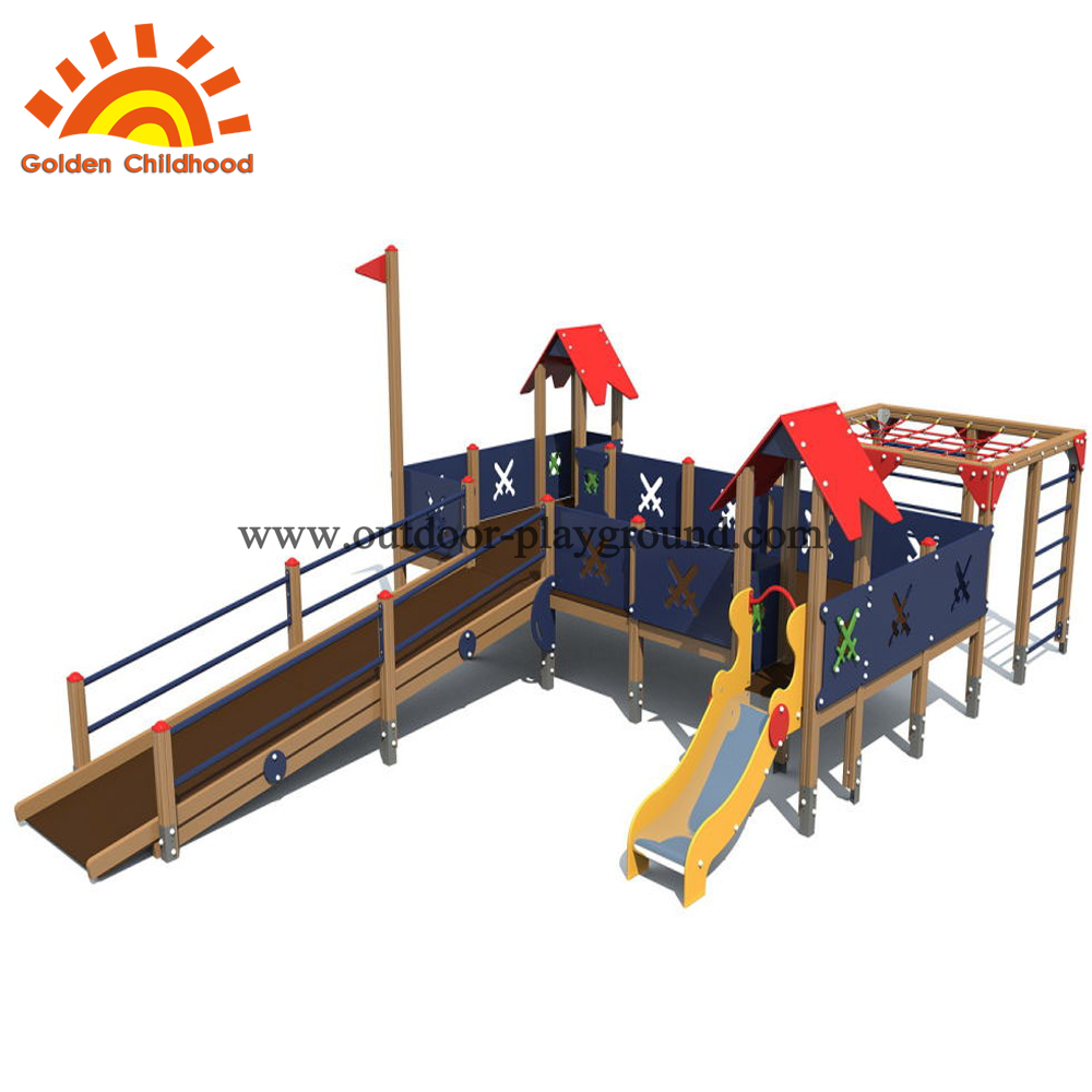 wooden HPL playground