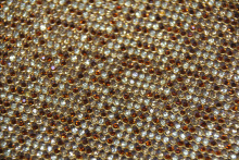 Aluminum mesh mix color rhinestone