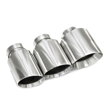 Custom Chrome Exhaust Tip & Performance Muffler Upgrade - SYPES Universal HKS Mufflers OEM
