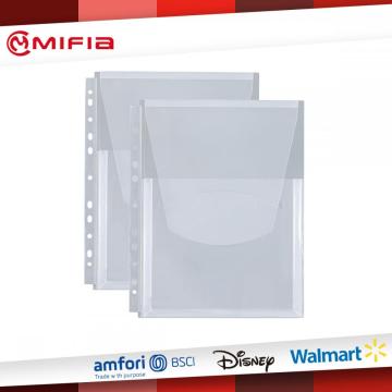 11-Hole Sheet Protector for Binders with Turn-in Flap