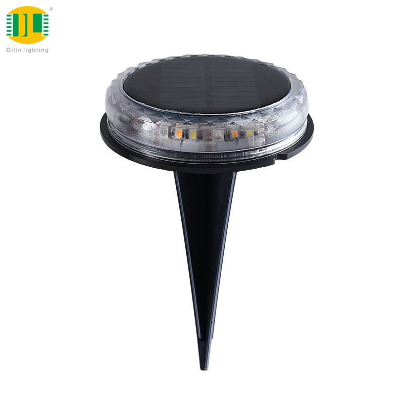 IP65 Solar LED Outdoor Lighting RGB Flash Adjustable