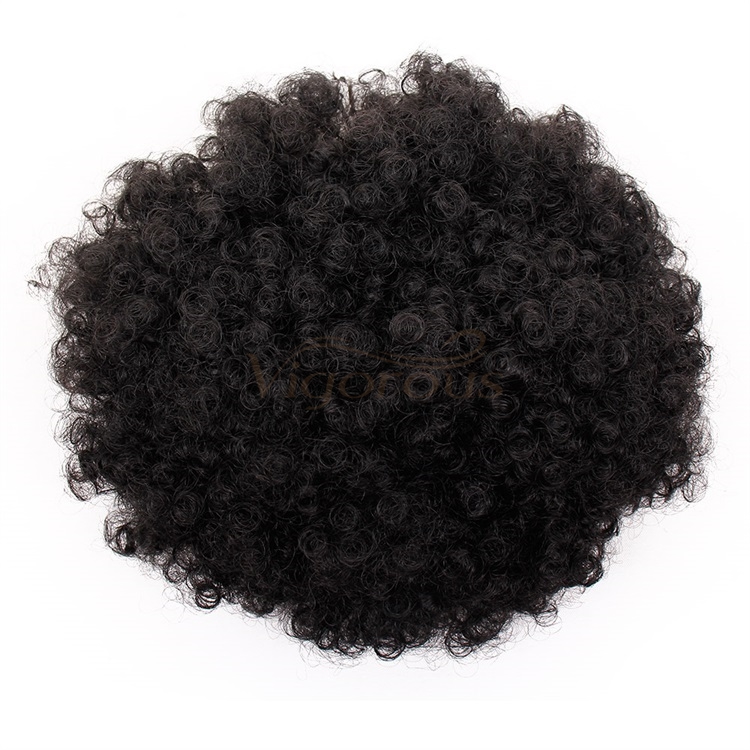 Vigorous Synthetic Afro Curly Hair Bun Women Drawstring Chignon Bun Easy Updos for Black Hair Short Ponytail Hair Piece