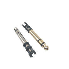 6.35mm Stereo plug nickel plated