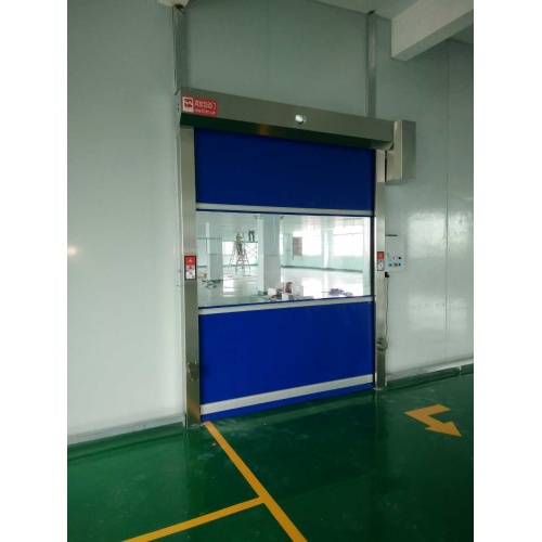 Puerta de alta velocidad interior industrial automática del PVC rodante