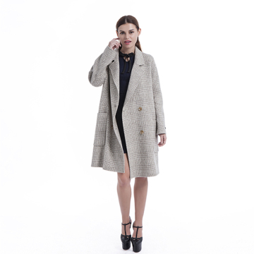 Women's  Classic double-breasted cashmere overcoat